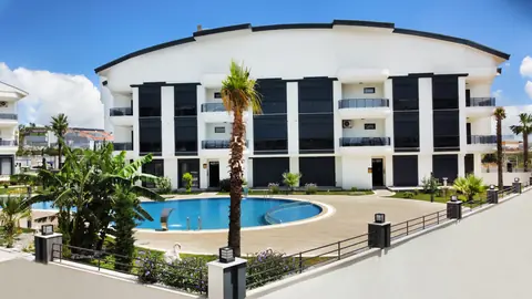 Aderans projesi ön cephe ve havuz, Didim