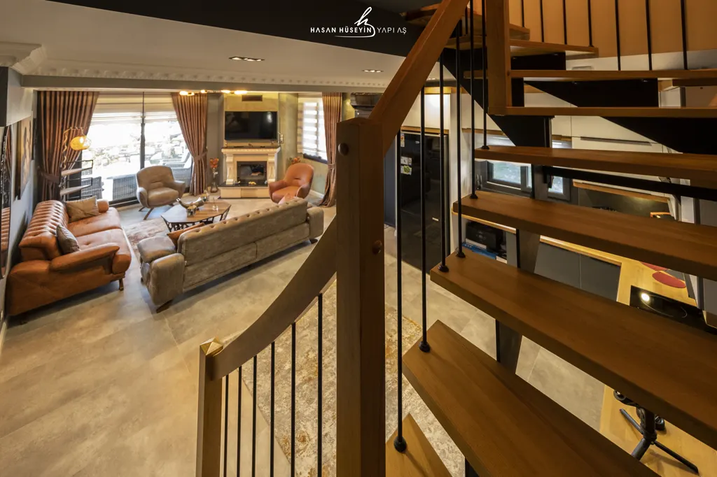 Daymoon City 2 villa iç merdiven detayı